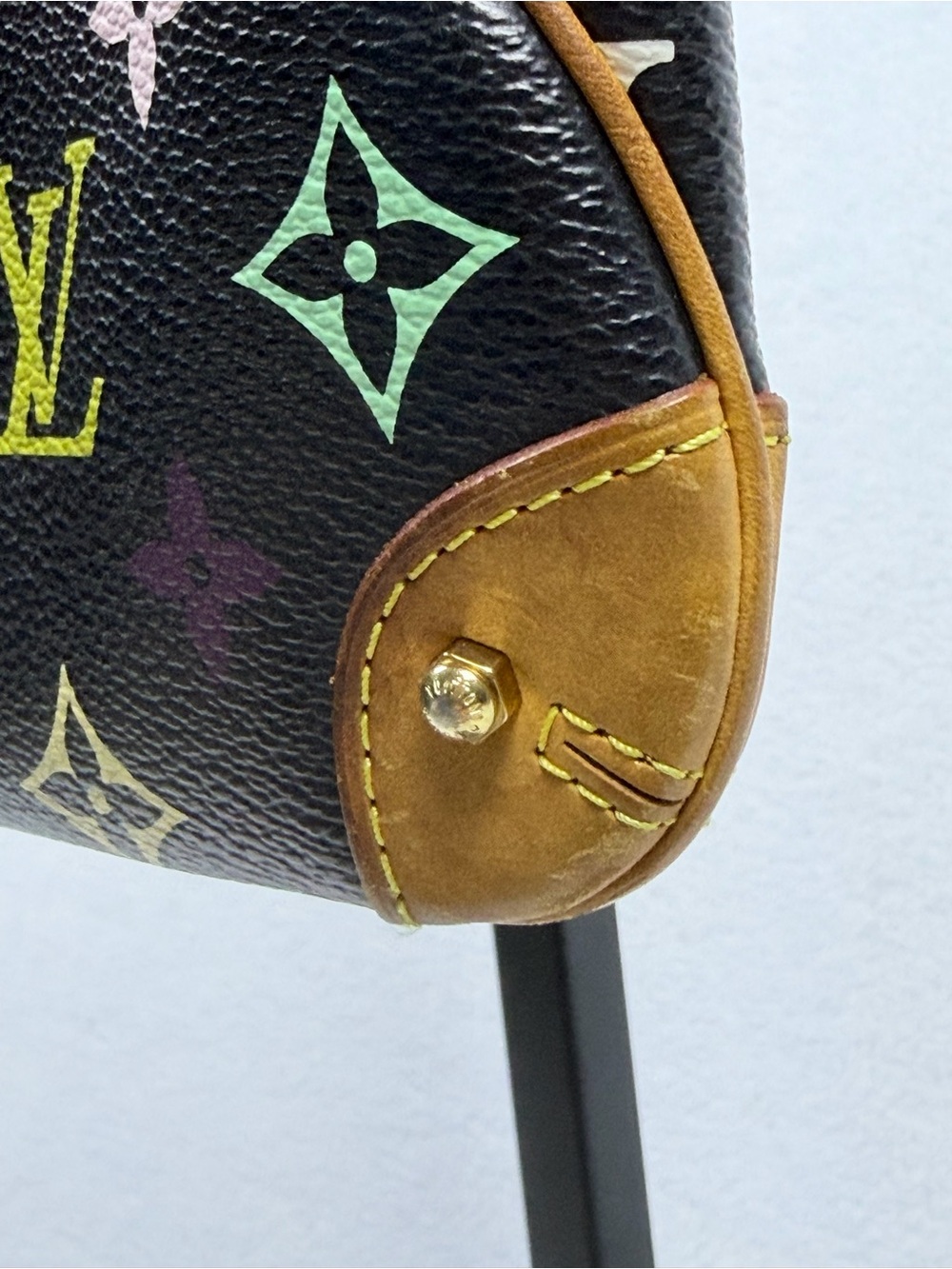 Louis Vuitton Monogram Multicolor Murakami Black Milla Pochette MM Full Set - Picture 6 of 16